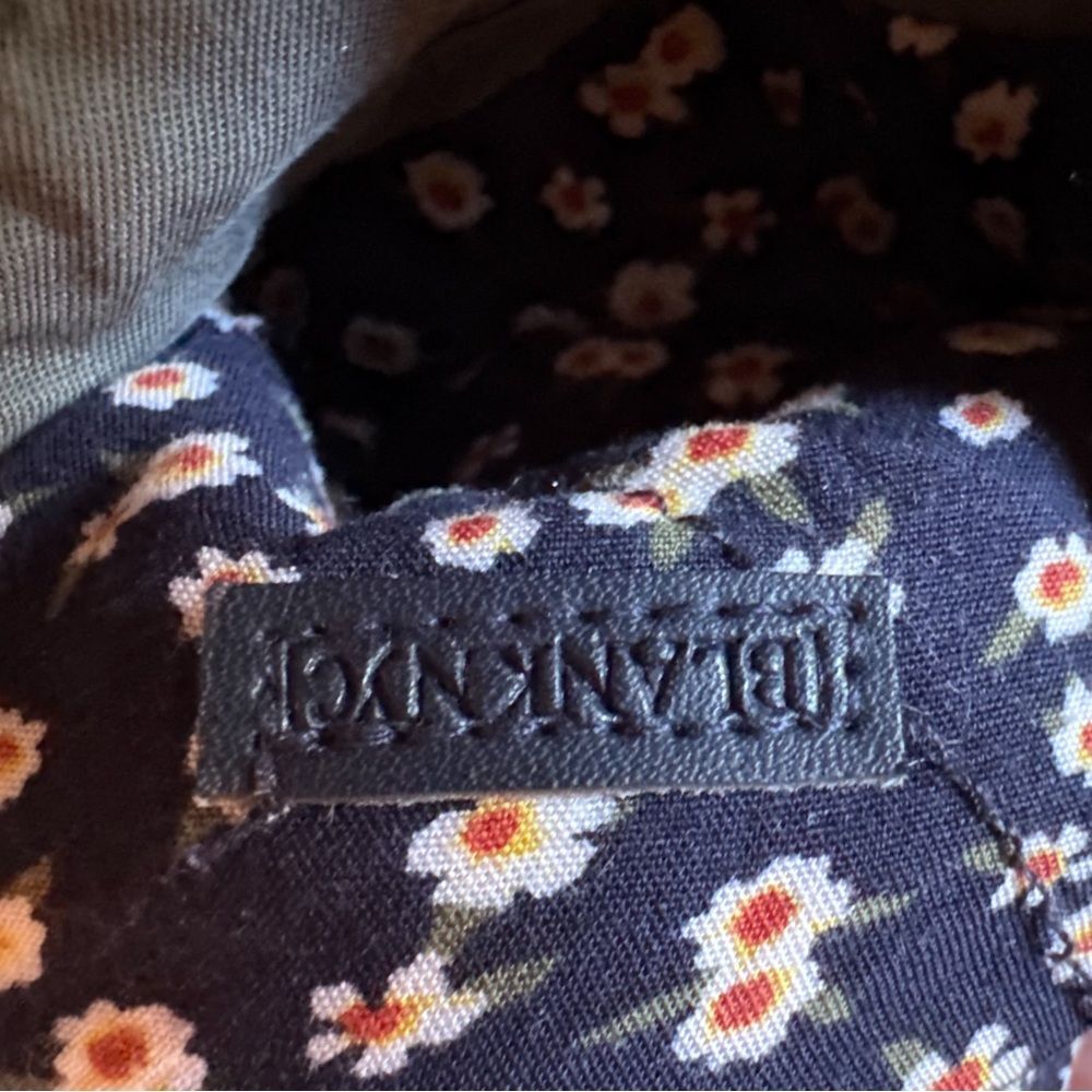 Blank NYC Reversible Quilted Floral Jacket Green Small - Picture 6 of 13